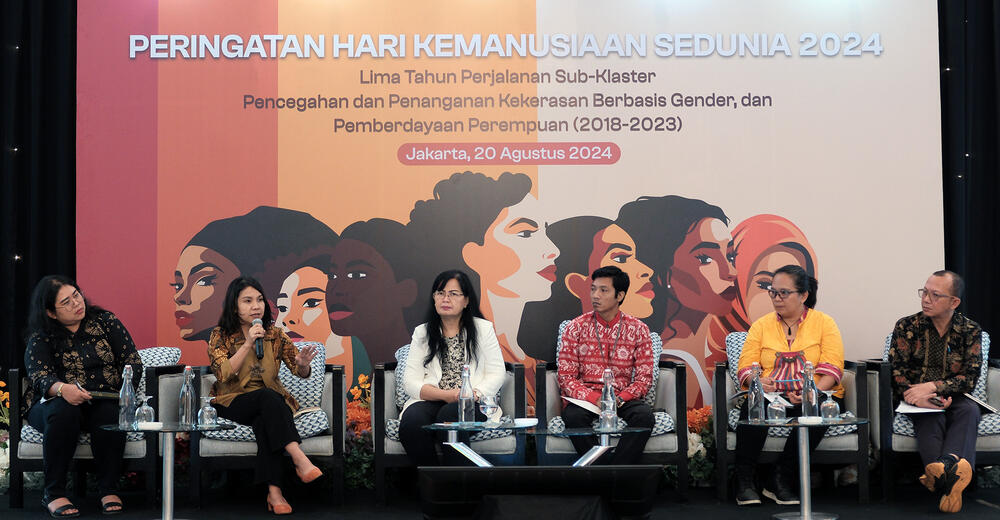 Kementerian PPPA dan UNFPA Indonesia: Refleksi 5 Tahun Pencegahan dan Penanganan Kekerasan Berbasis Gender dalam Bencana pada Hari Kemanusiaan Sedunia 2024