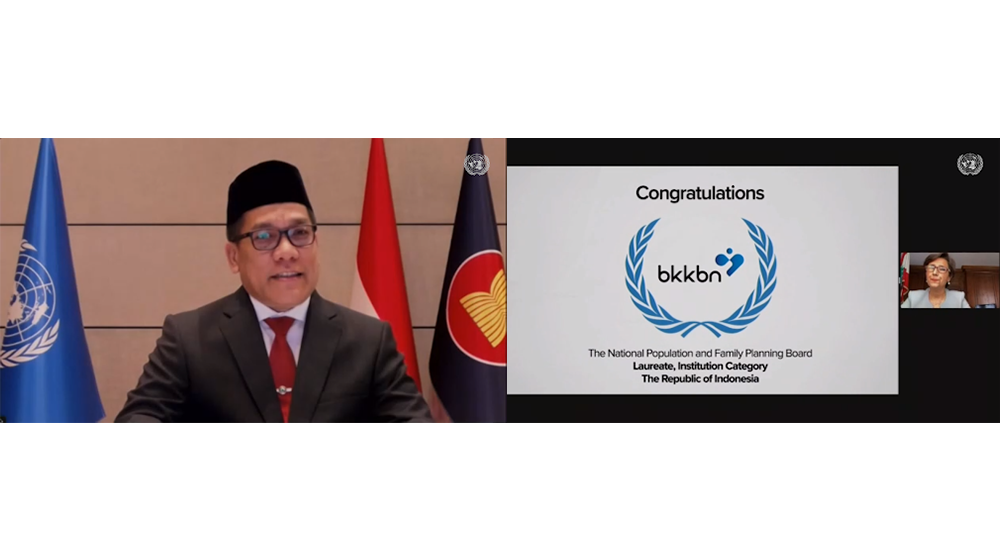 The National Population and Family Planning Board (BKKBN) wins 2022 UN Population Award