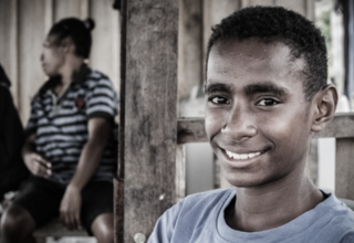 Rivaldo Taime, 13, had the courage to seek help for his family. © UNFPA/Matthew Taylor