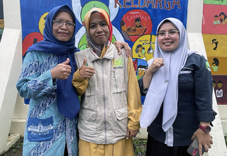 Women Serve as the Backbone of Cianjur Earthquake Response (From left to right: Ati, Ani, Nur)