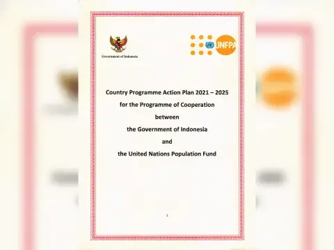 Country Programme Action Plan 2021 - 2025 for the Programme of Cooperation between the Government of Indonesia and the United Nations Population Fund