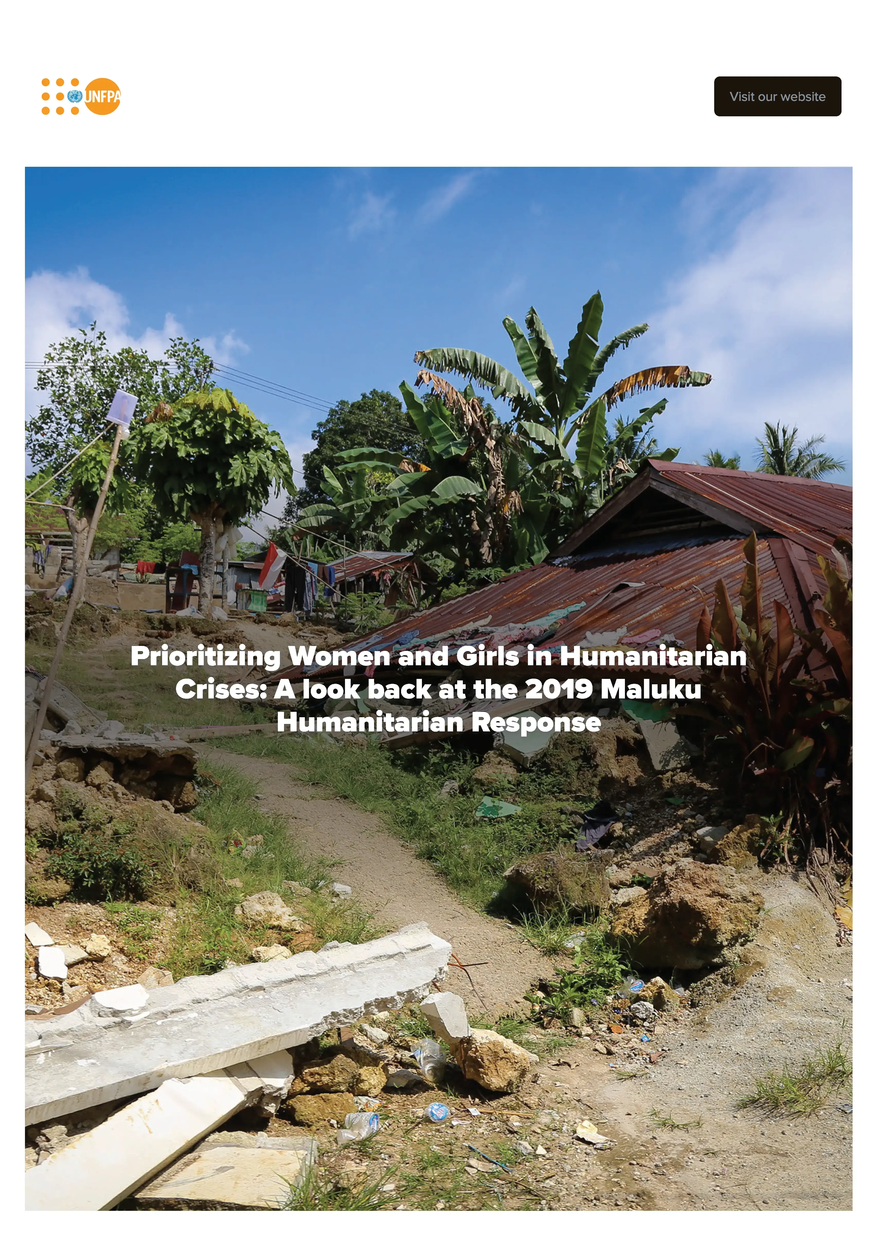 Prioritizing Women and Girls in Humanitarian Crises, A look back at the 2019 Maluku Humanitarian Response