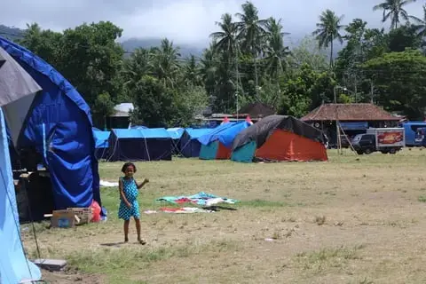 Reaching out to those affected by volcanic activity at Mount Agung