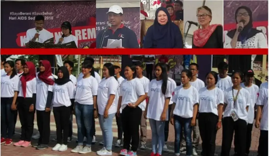 Dozens of youth groups gather to present Youth Declaration at the World AIDS Day 2018