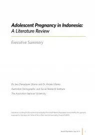 Adolescent Pregnancy in Indonesia: A Literature Review