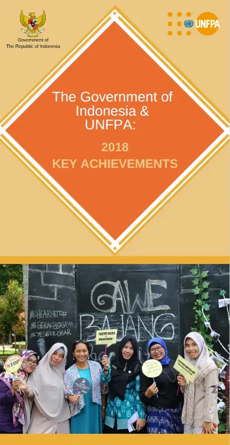 UNFPA Indonesia 2018 Key Achievements