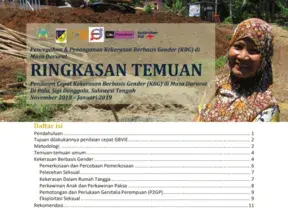 Pencegahan & Penanganan Kekerasan Berbasis Gender (KBG) di Masa Darurat